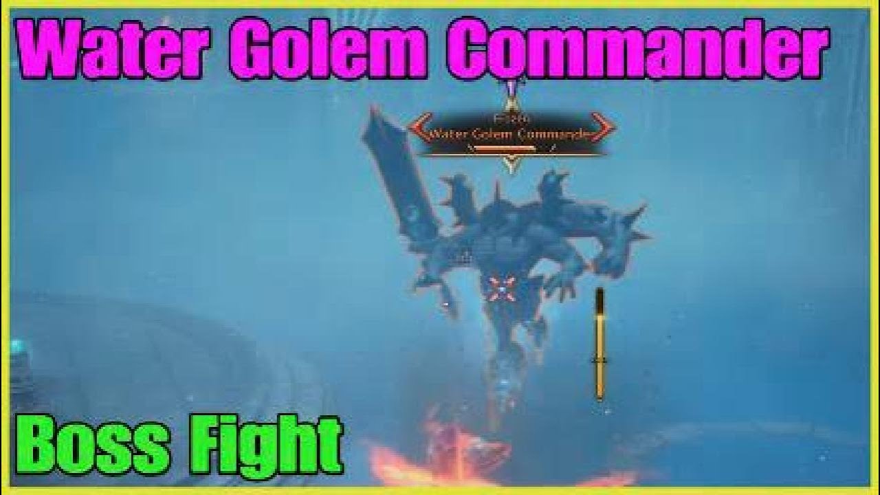 Throne And Liberty - Water Golem Commander