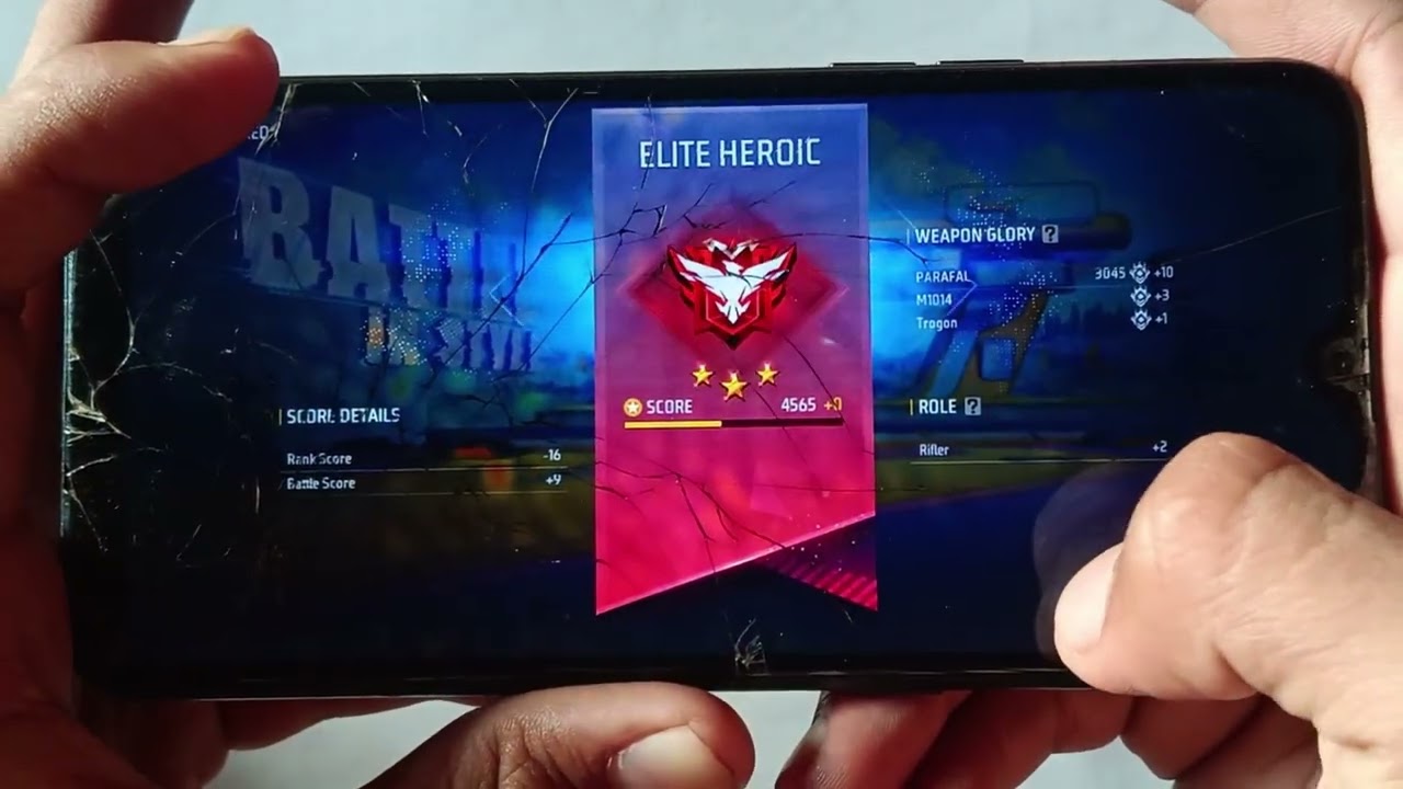 Free Fire Max 🔥 Handcam Gameplay on | 1GB -2GB 📱| BR Rank Push | Realme C2 Prime (2020) 📱 
