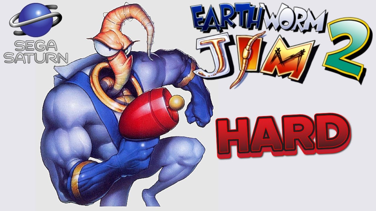 [HD] Earthworm Jim 2 Longplay HARD Difficulty (Sega Saturn 60 FPS)