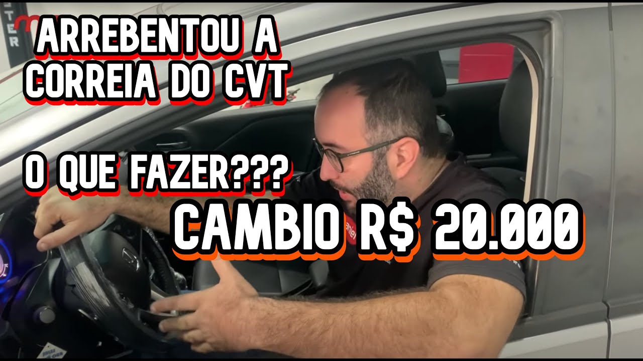 HONDA CITY 2015 - TROCAMOS O CÂMBIO CVT
