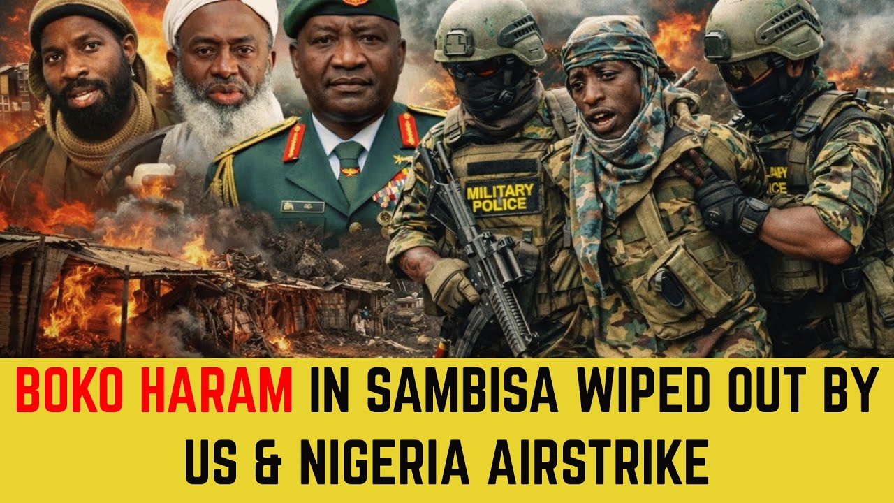 BREAKING ‼️ Boko Haram In Sambisa Wiped Out By US & Nigeria Airstrike