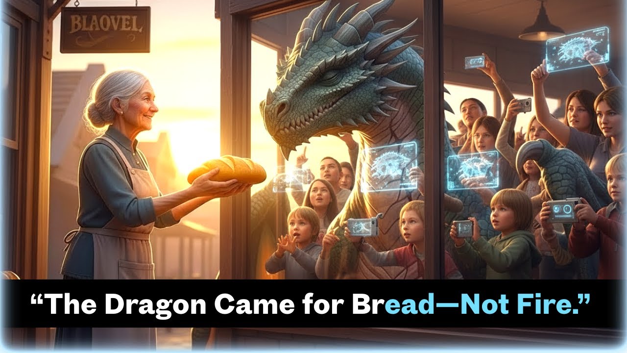 A Dragon Waited Outside the Bakery Every Morning—Only to Smell Fresh Bread 🥖 Until the Owner…