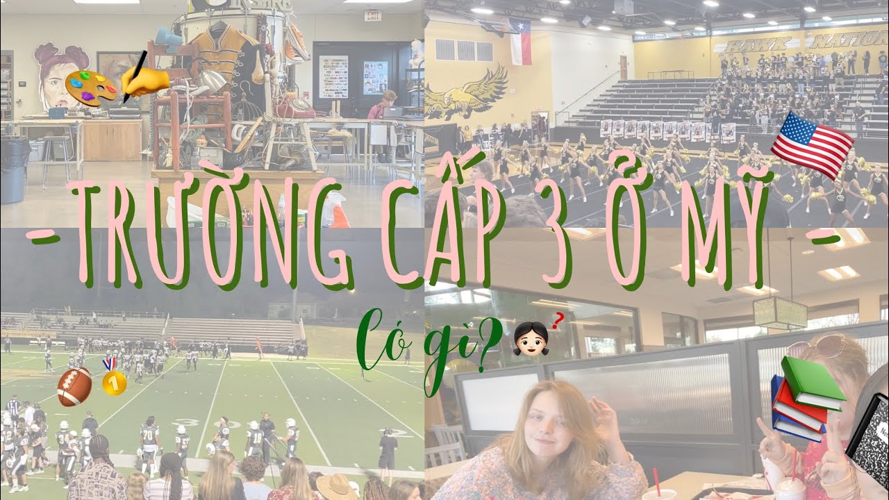 Có gì tại trường cấp 3 công lập ở Mỹ?🇺🇸|A daily life in the U.S public school of foreigner student