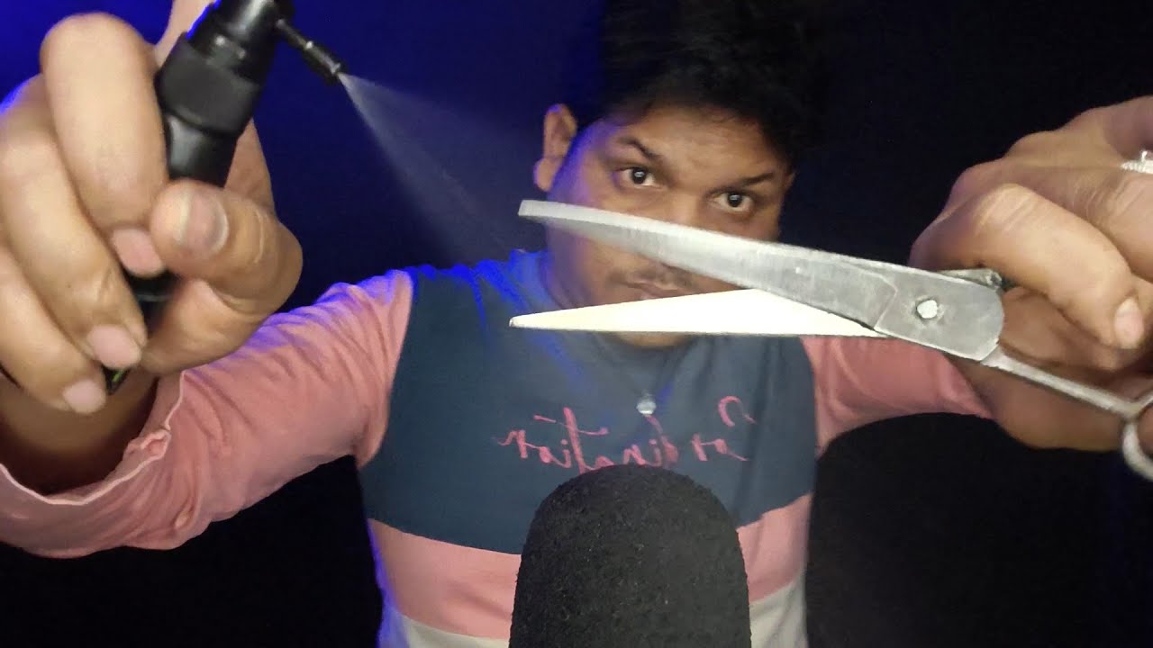 FAST & AGGRESSIVE Haircut ✂️✂️ [ASMR]