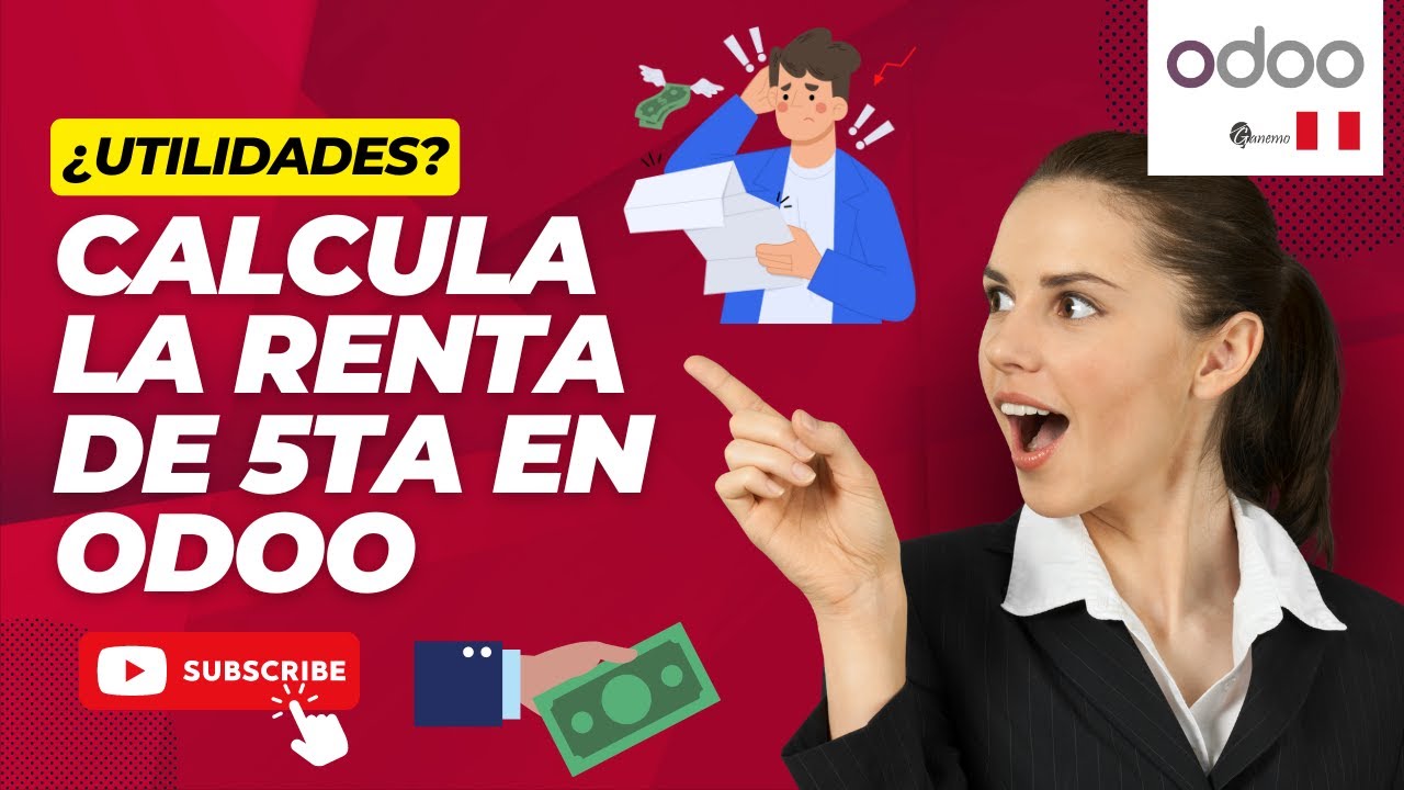 ¿Pagas utilidades? ¡No te compliques! Calcula la renta de 5ta en Odoo 💼🤔🚀
