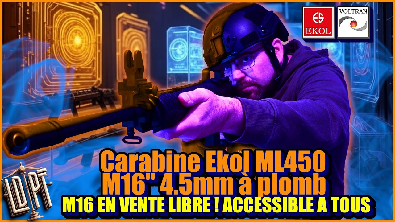 Un M16 en vente libre ! incroyable ils ont osé ! Ekol ML450 4.5mm à plomb