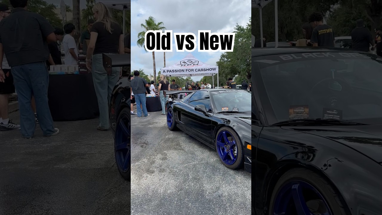 Классическая и современная версия NSX 🔥