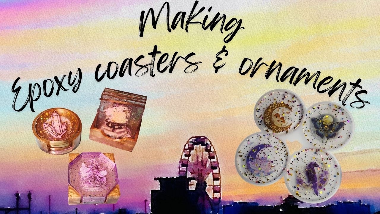 Craft time with Jasmine ~ Epoxy coasters & ornaments