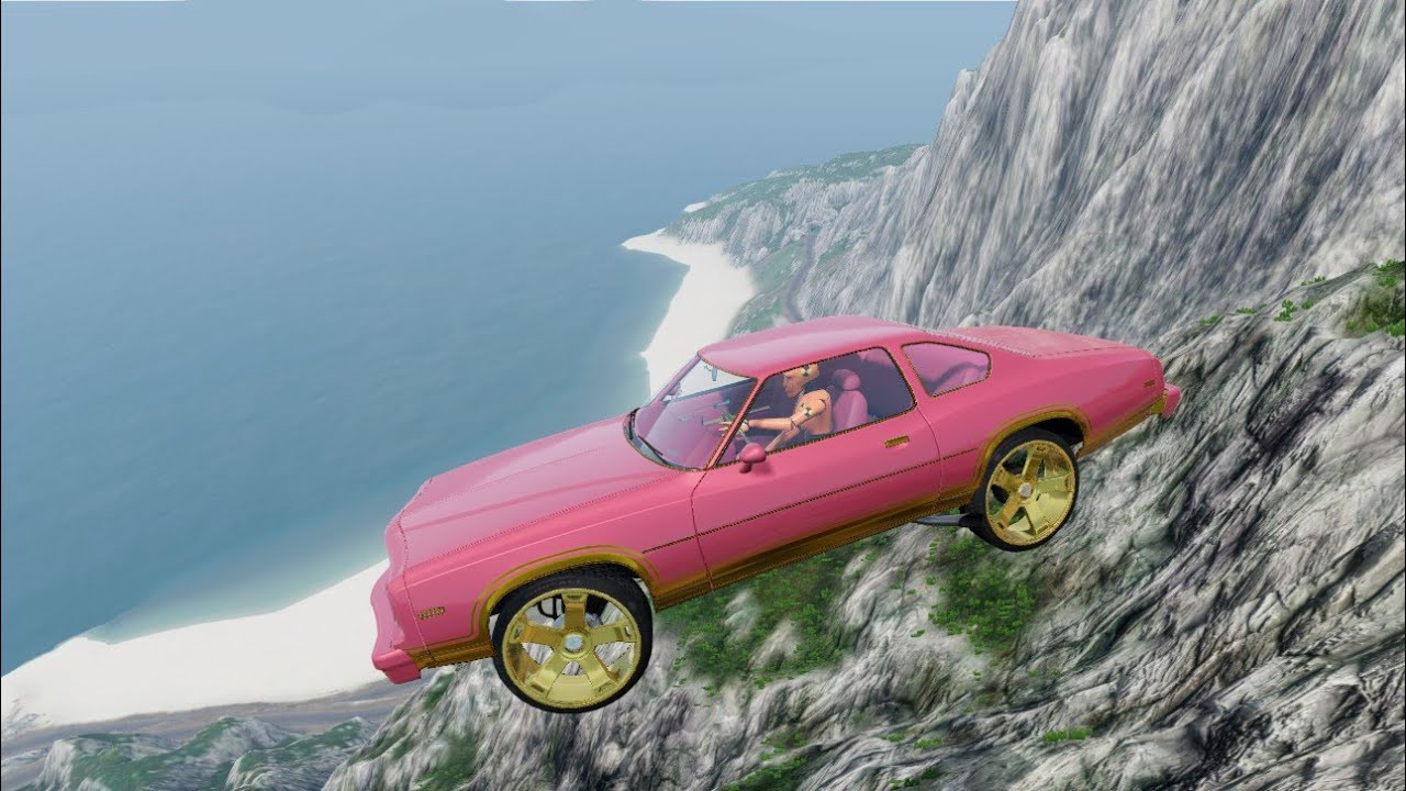 BeamNG.Drive | Cars vs Cliff! #2 The Most Realistic BeamNG Crashes Ever