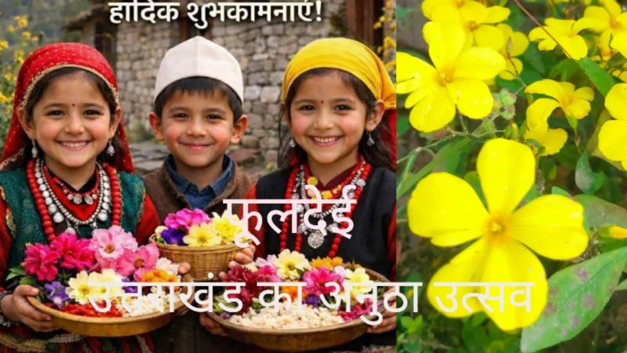 the traditional folk festival of Uttarakhand phool sankranti— watch this special report.” 🌸