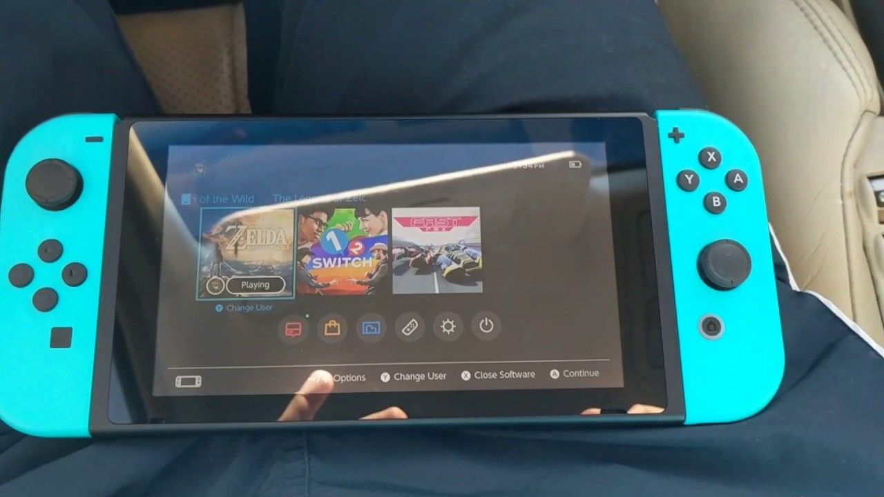 Neon Blue Joy Con for Nintendo Switch!