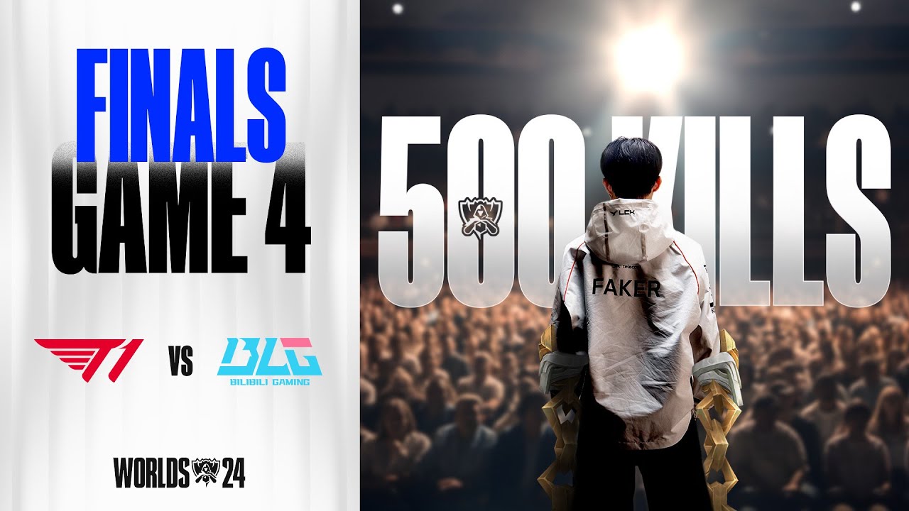 League of Legend | T1 vs BLG 게임4 하이라이트 | 결승전 | 11.02 | 2024 월드 챔피언십