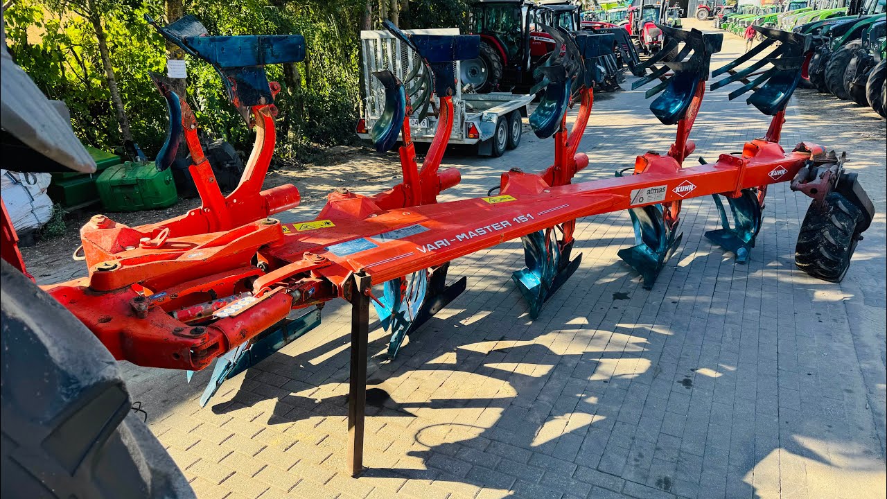 Pług obracany KUHN VARI MANAGER 151, 5 skib, 4+1, regulacja szerokości orki, liniowanie 