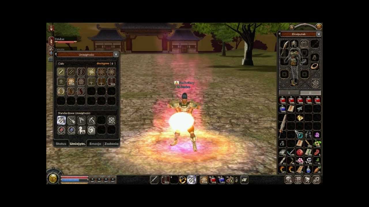 Metin2 PL Dziubas 35lvl vs Aura Miecza P  (Perfect Master) HD