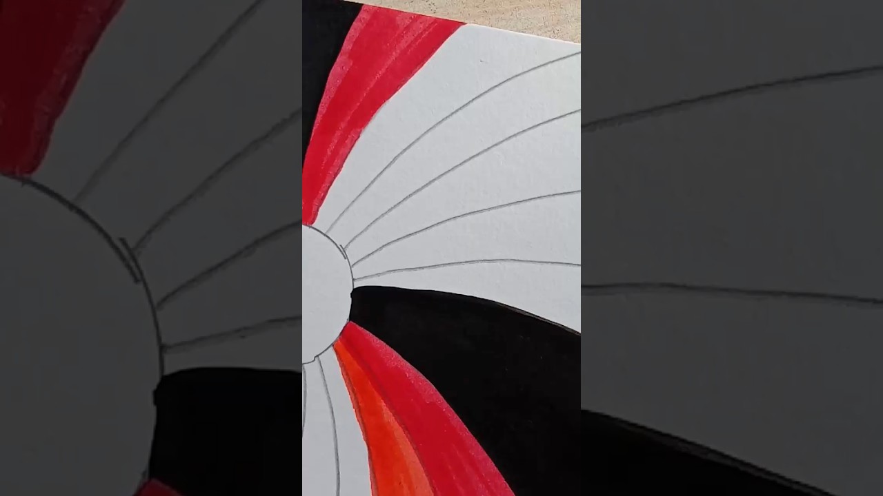 visual arts with markers!💥🌈⚡#shortsfeed #shorts #visualart #art #satisfying #youtube
