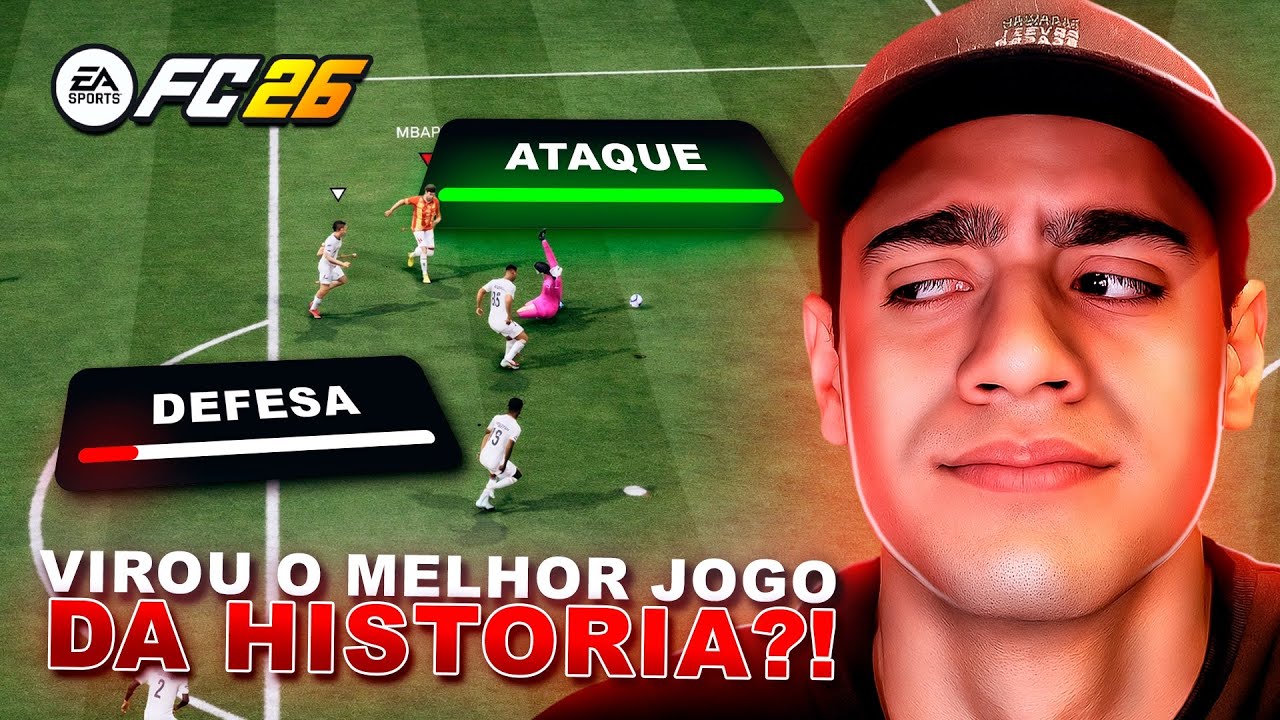 TESTAMOS A NOVA ATUALIZAÇÃO DO EAFC26 !!! MUDOU TUDO ?!?! 