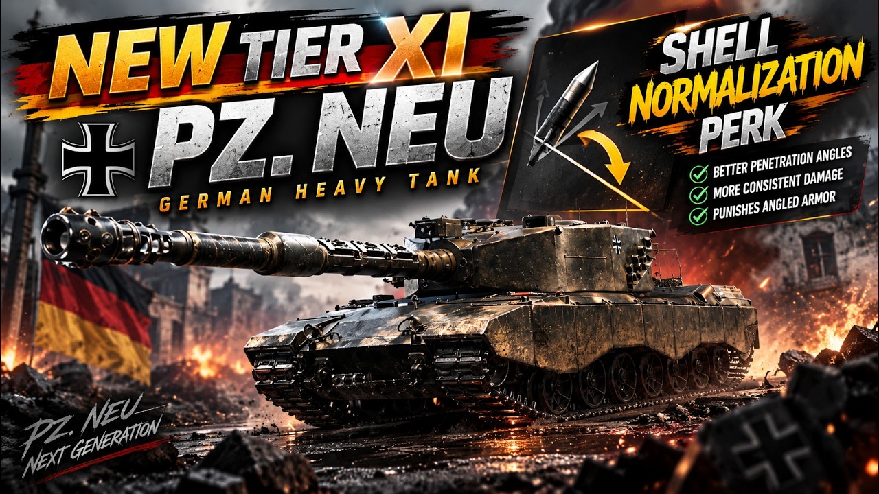 НОВЫЙ немецкий тяжелый танк XI уровня Pz. Neu &mdash; ЭТО ЖЕСТЬ!