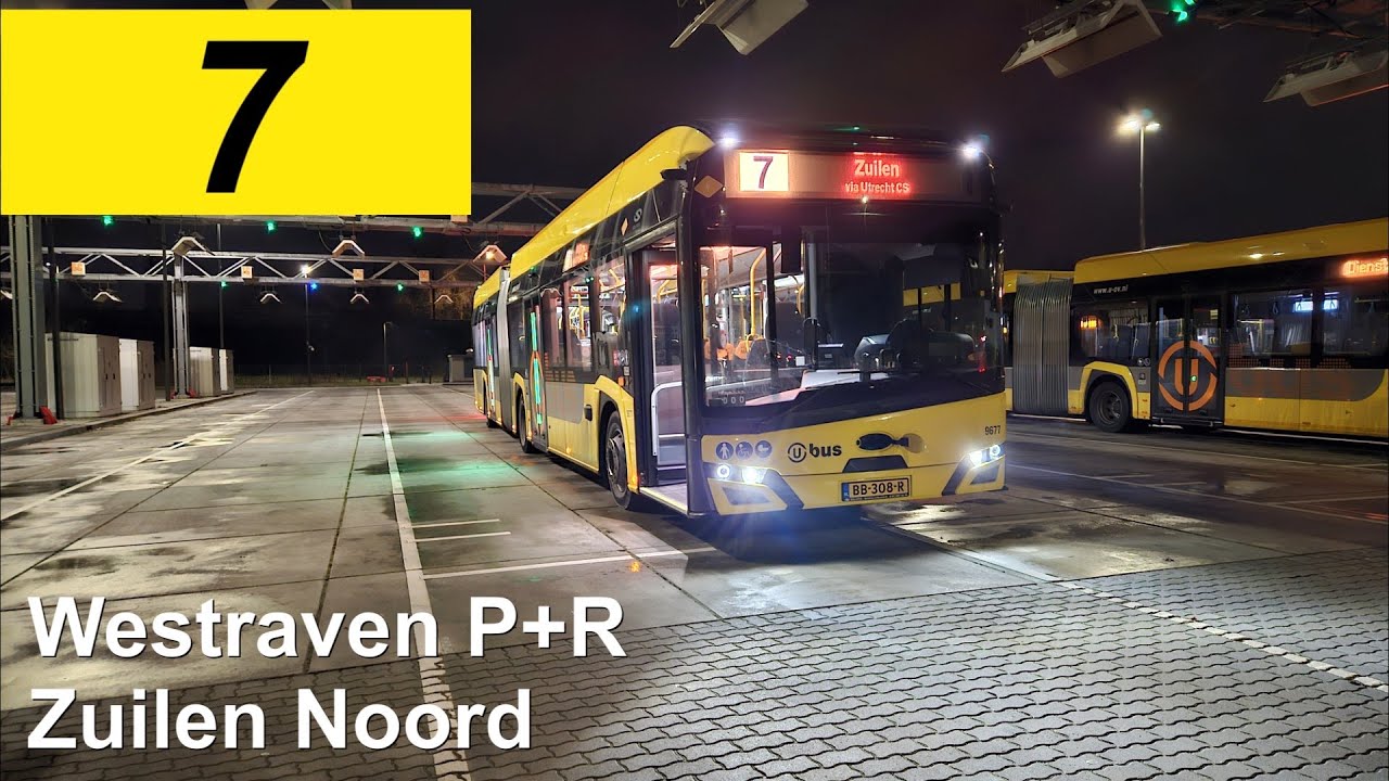 New Year's Eve: U-OV lijn 7: P+R Westraven - Zuilen | Transdev Utrecht | Transdev 9677 | 2025