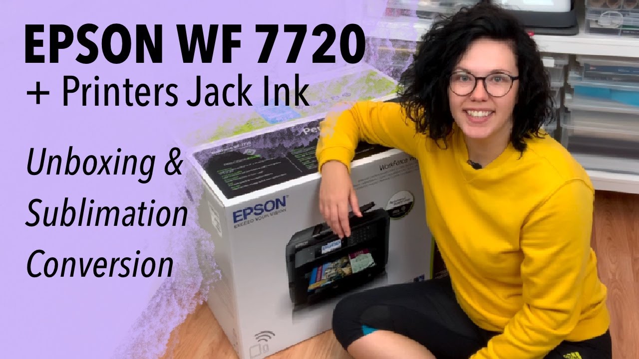 EPSON WF 7720 UNBOXING & SUBLIMATION CONVERSION:  Printers Jack Ink from Amazon!