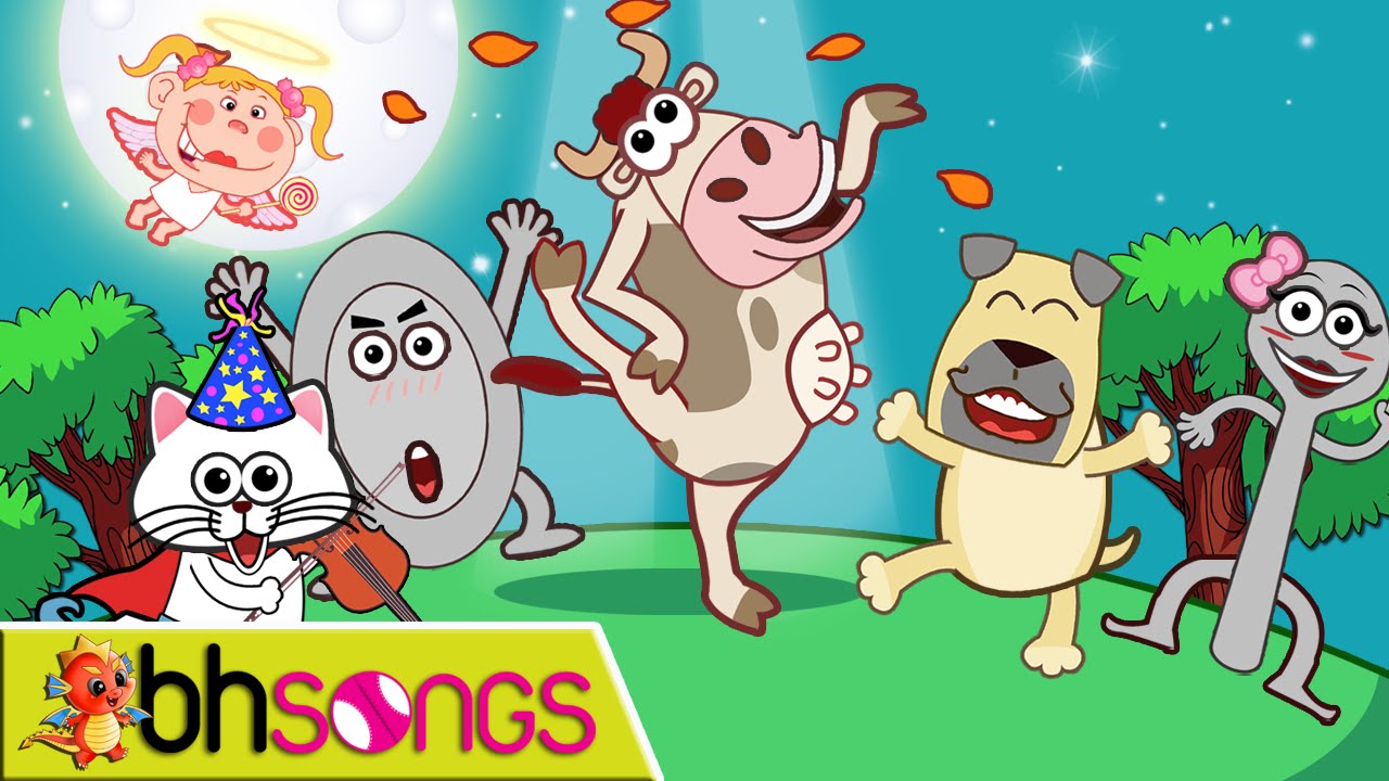 Hey Diddle Diddle song with Lyrics Vocal | The Best Nursery Rhymes Music | Ultra HD 4K Video