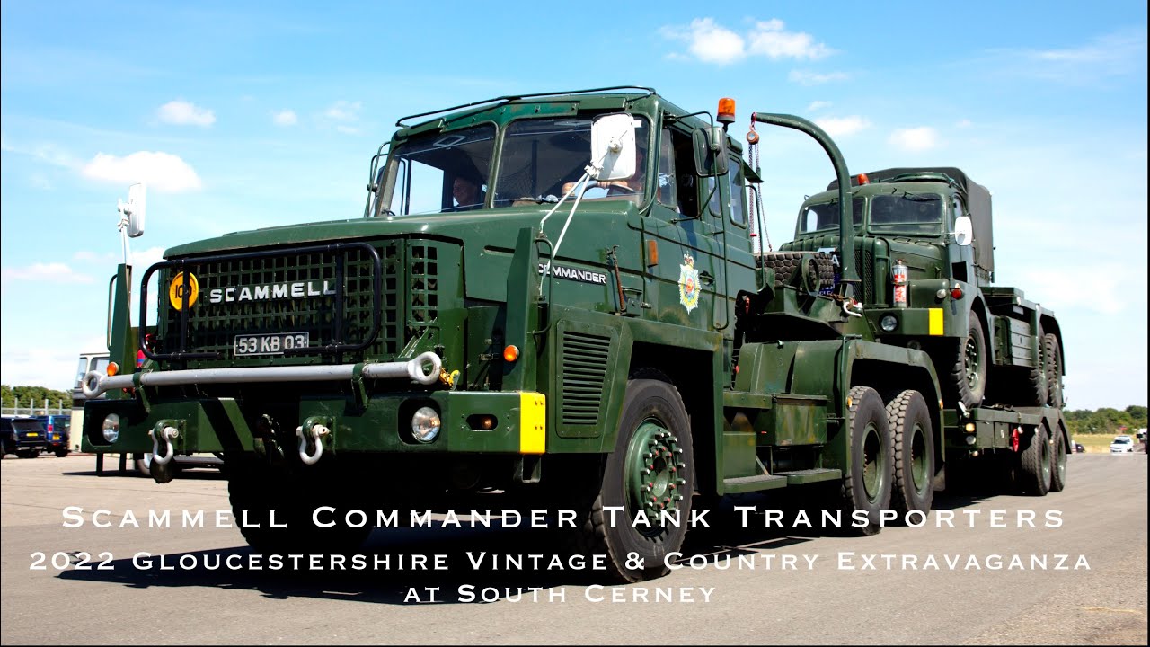 Scammell Commander Tank Transporters at South Cerney