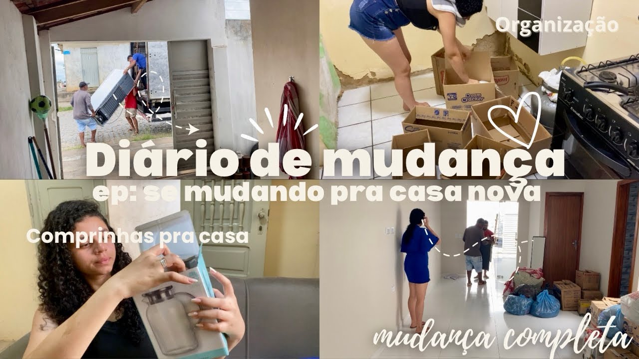 DIÁRIO DA MUDANÇA| fizemos a mudança para casa nova| comprinhas para casa 🏠 #casaprópria #casa