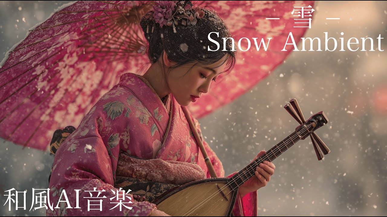 雪化粧の京都。静寂を奏でる三味線とアンビエント
