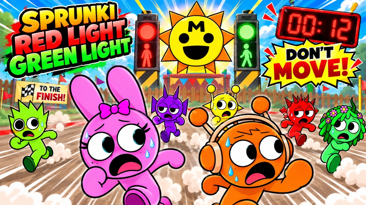 🔴SPRUNKI LIVE GAME | ULTIMATE Red Light, Green Light Challenge!