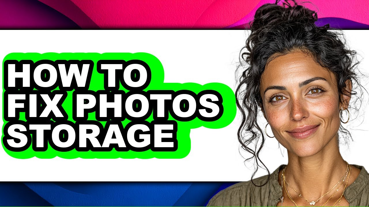 How to Fix Photos Storage (easy Method)