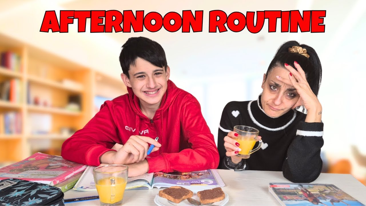 POMERIGGIO CON COMPITI, MERENDA E BRUTTI VOTI ! / tina e pippo review