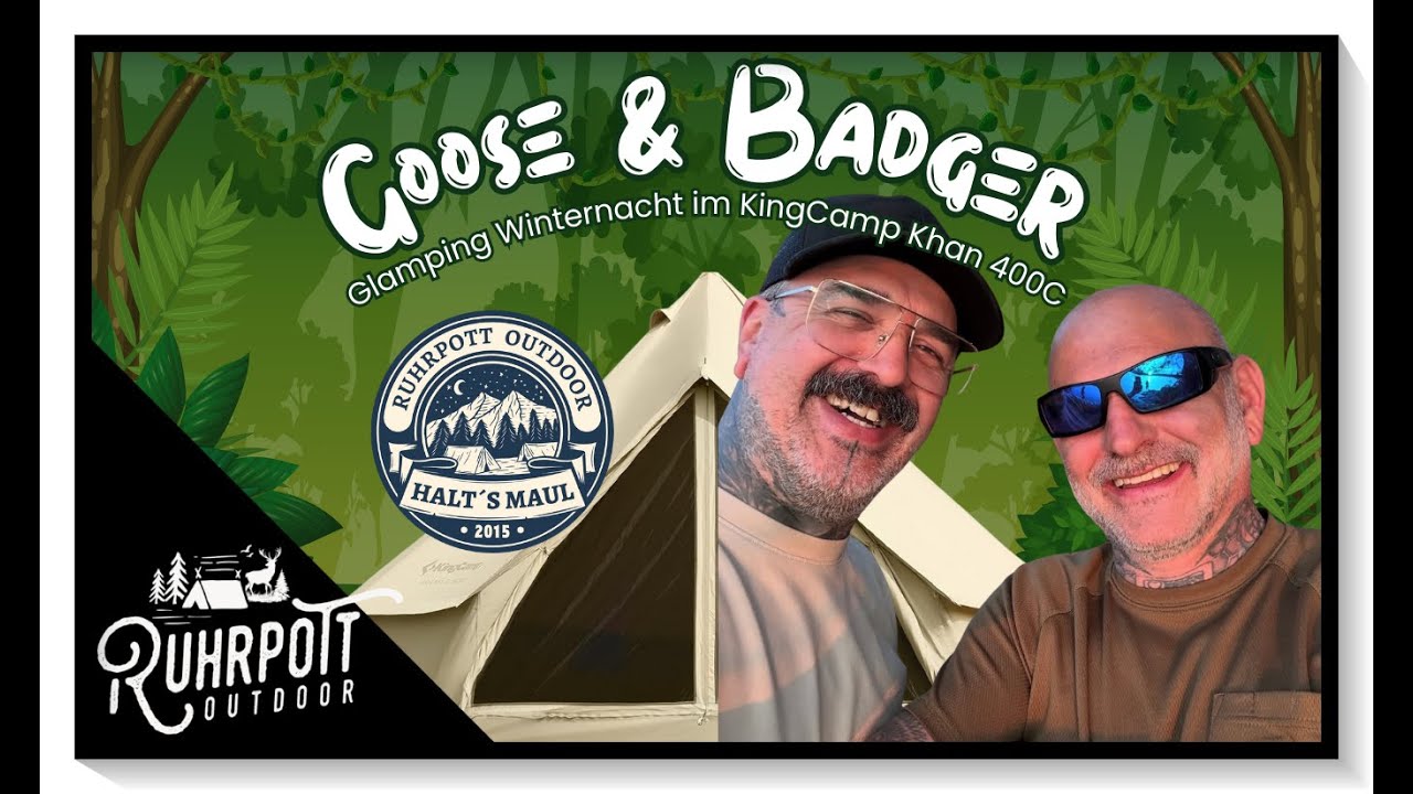 Winternacht im Glamping Himmel - KingCamp Khan 400C - Ruhrpott Outdoor