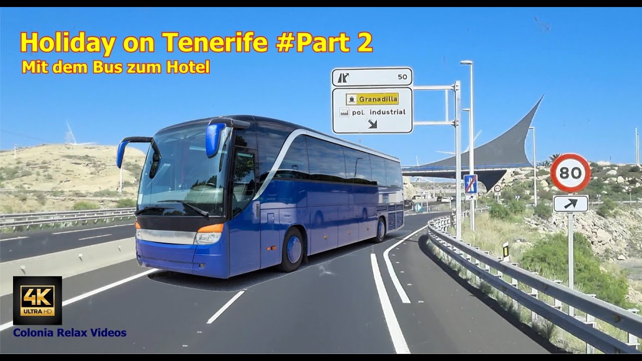 Holidays on Tenerife Part 2 Airport Teneriffa zum Hotel  ♥ Puerto de la Cruz ♥ Kanarische Inseln