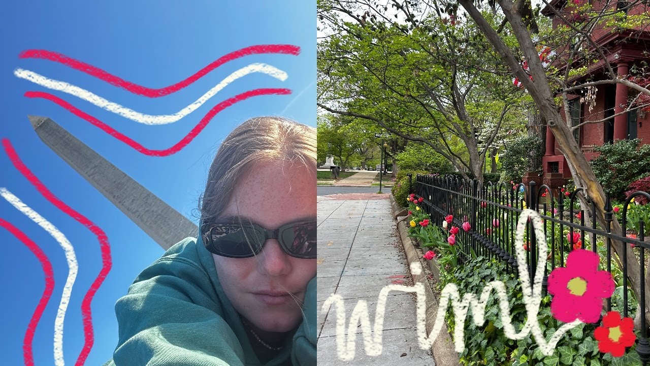 week in my life as a grad student in dc || interning, running, thrifting, etc.