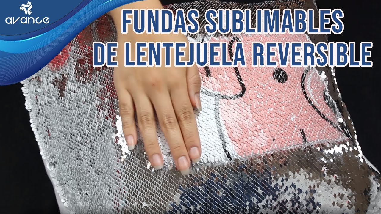 COMO SUBLIMAR FUNDAS DE LENTEJUELA REVERSIBLE