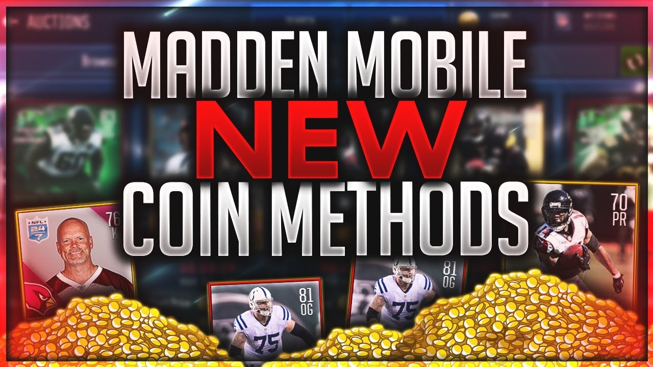 BEST WAYS TO MAKE COINS RIGHT NOW IN MADDEN MOBILE 18!