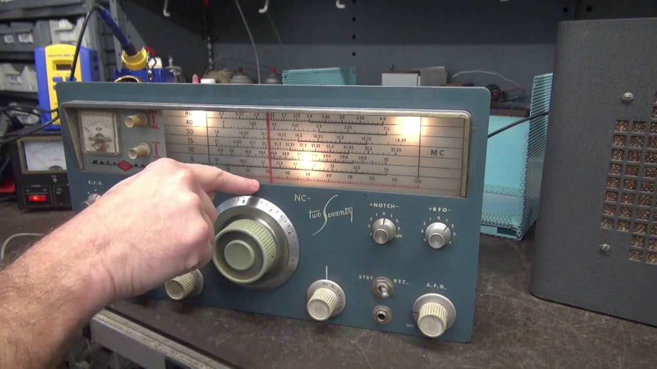 How to Repair dead National NC-270 Tube Ham Radio Receiver Weak power supply no signals