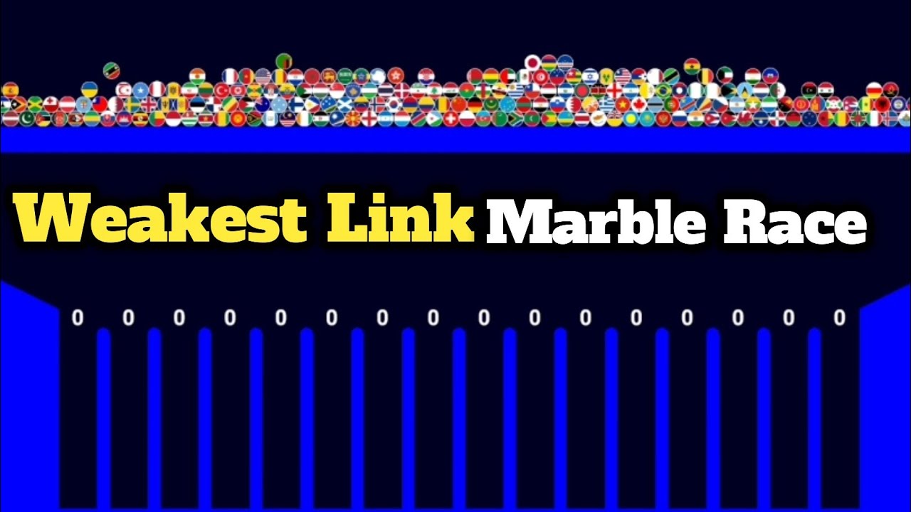 Weakest Link Marble Race - Survival Marble Race | Elimination Race | Marble Knockout | Who Will Win?