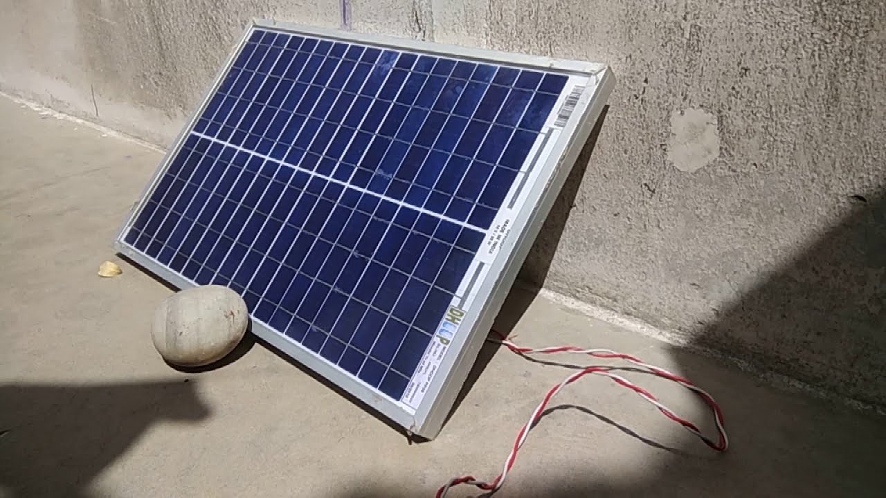 Ab solar panel se koi bhi battery charge kare by 