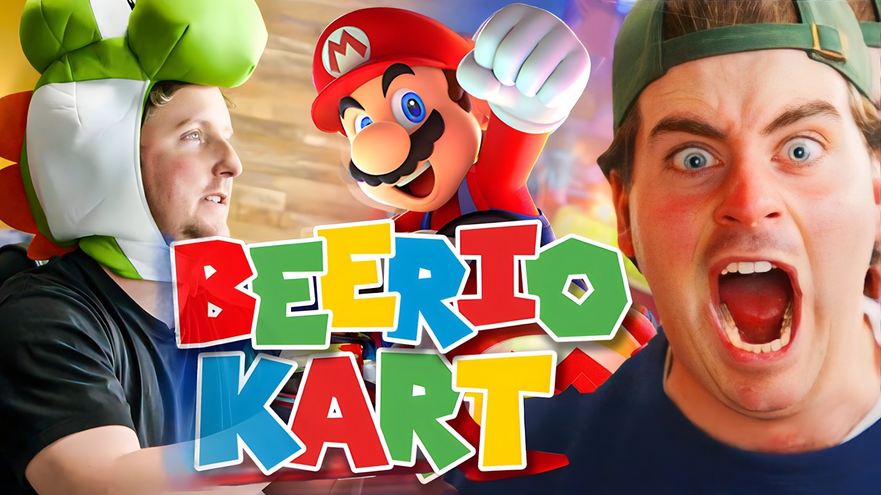 Drunk Mario Kart Goes HAYWIRE I Friday Beers Tournament
