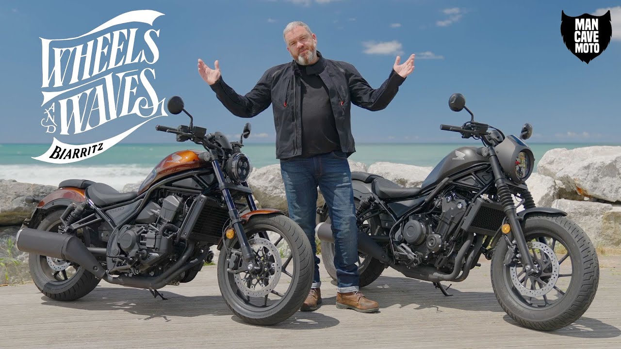The Honda CMX Rebel 500 & 1100 ridden back to back at Wheels & Waves