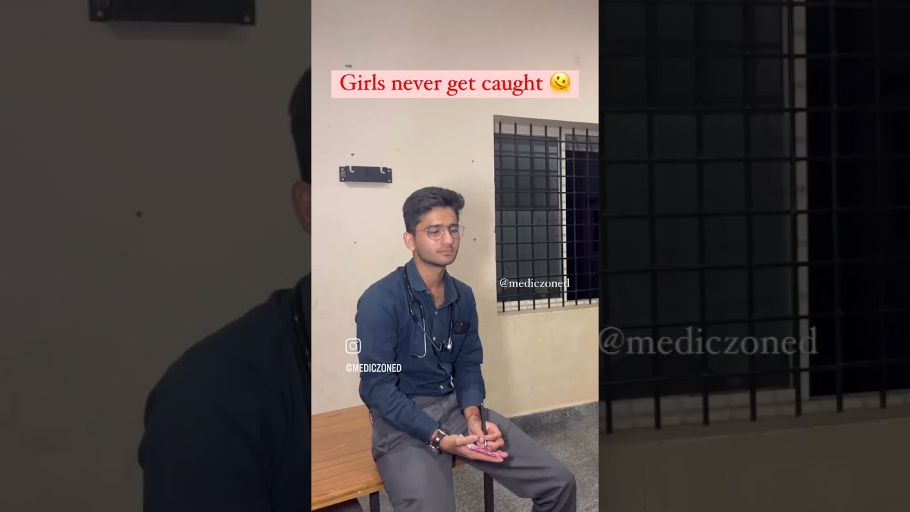 Girls never get caught 🥲🥲 #mbbs #attendance #college #medico #mbbsabroad