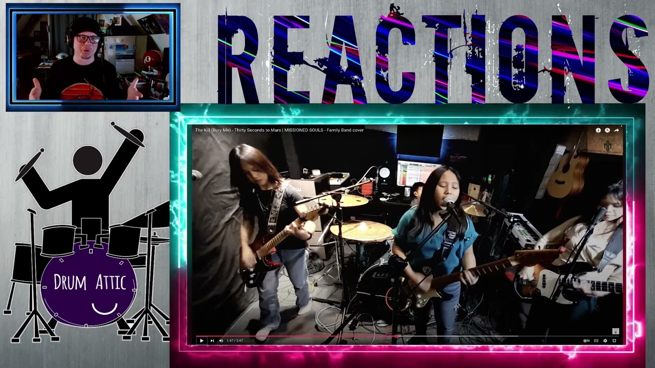 The Kill (Bury Me) - Thirty Seconds to Mars | MISSIONED SOULS   Family Band cover #reaction