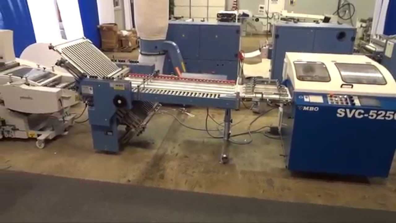 MBO Roll Fed High Speed Letterfold (820 ft/min, no chipout) using SVC Sheeting System
