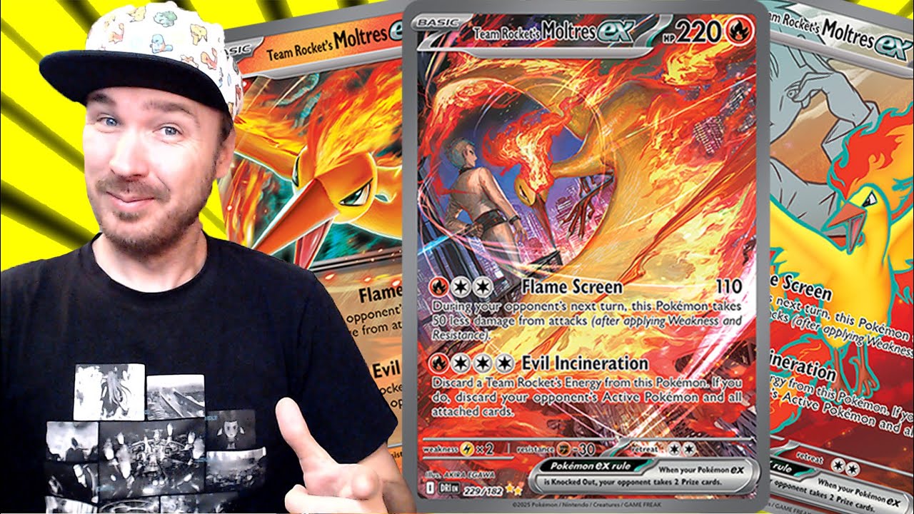 Я получил набор Молтрес от Ракеты, и он был отстойным — распаковка и открытие наборов Pokemon TCG