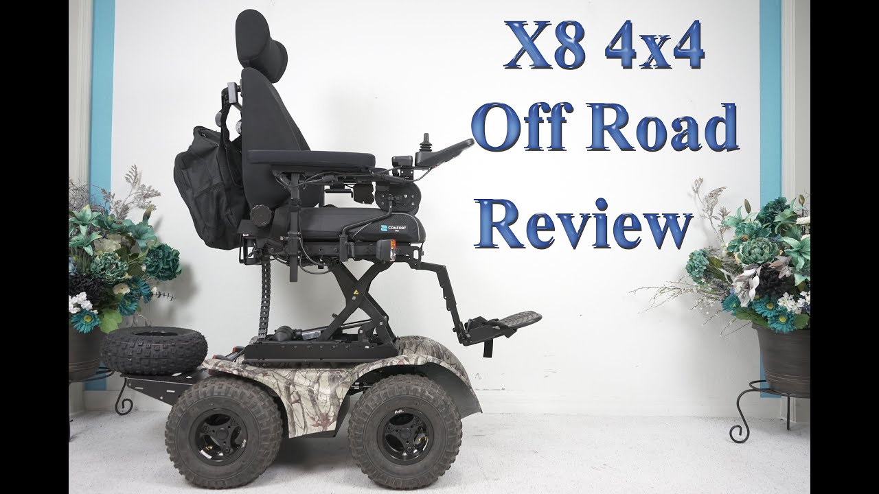 X8 4x4 Off Road Extreme Beach Power Chair - Review #3233 - Innovation in Motion