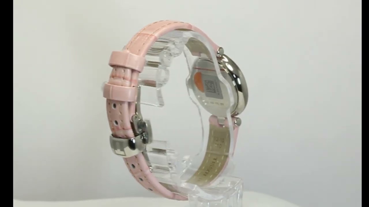New Tissot Bellissima Small Ladies Quartz Date Watch Pink 26MM Box Booklet Tags - 33575