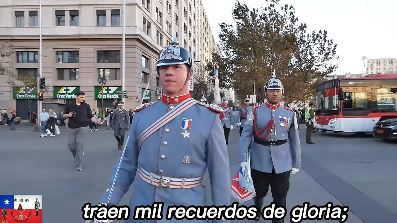 Regimiento Granaderos Pasacalle Post Ceremonia de Entrega de Cartas Credenciales 2025