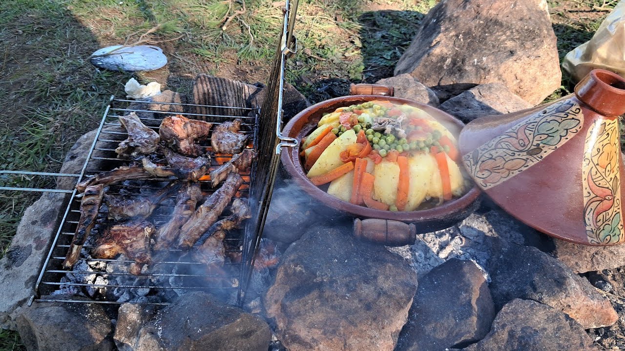 خرجه مع الأحباب فلوك في غابة كوروكو  مع احسن طاجين ممكن دوقوه