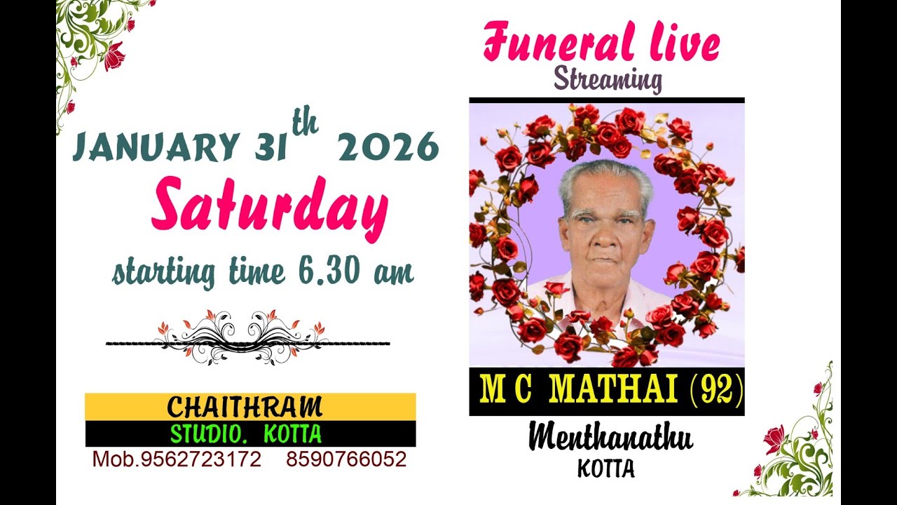 Funeral Of M C Mathai (92)