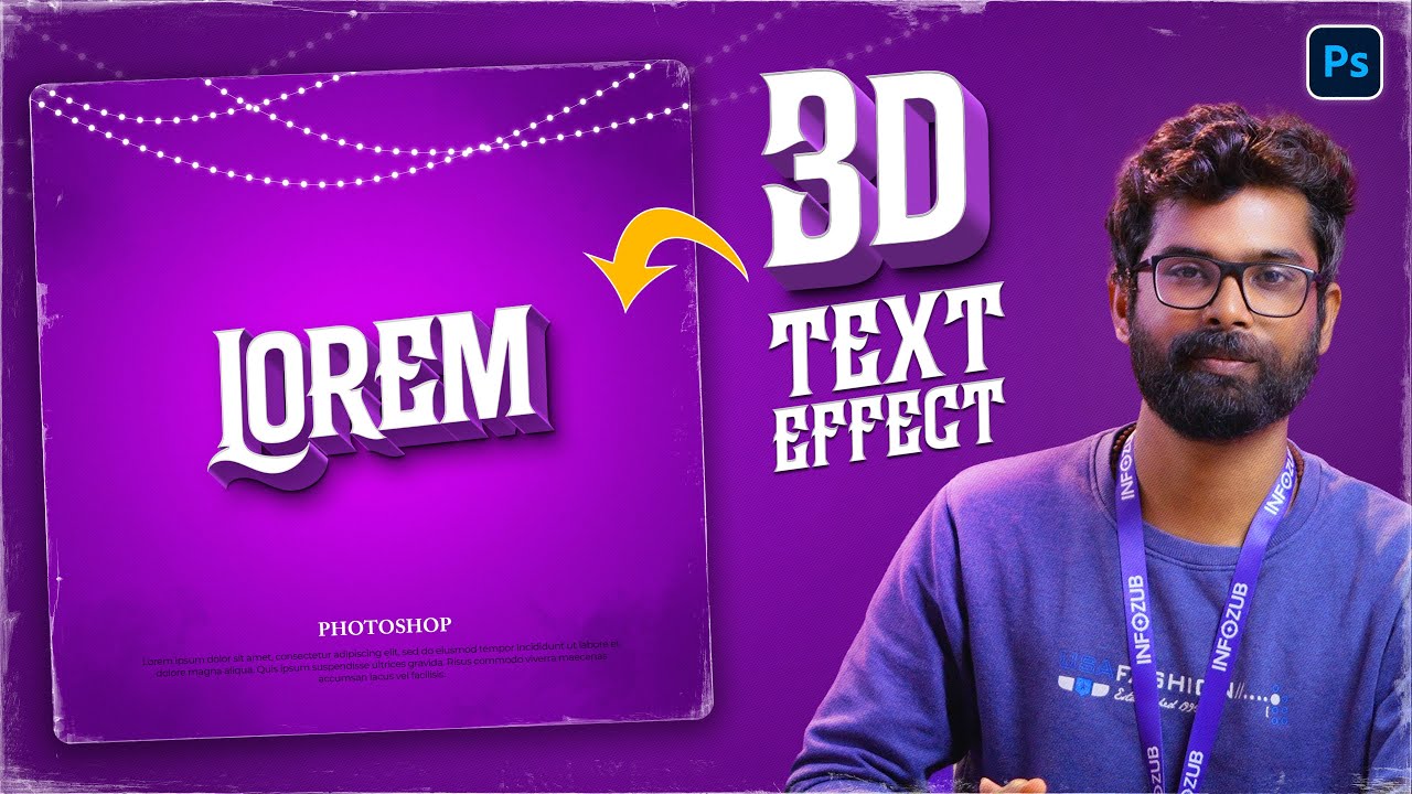 Create Bold 3D Text Effect in Photoshop (Quick & Easy)